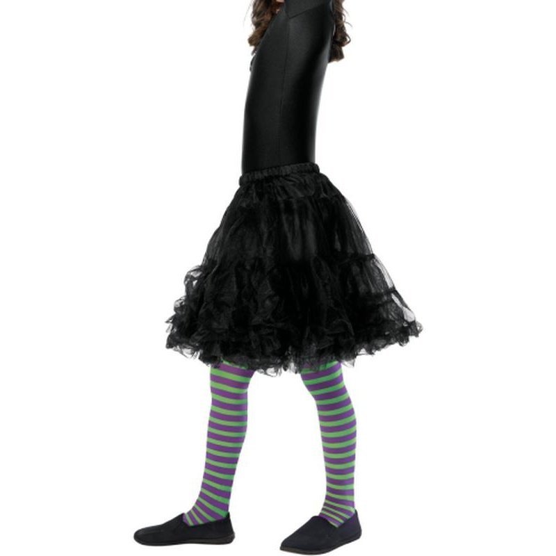 Wicked Witch Tights, Child - Purple & Green - Jokers Costume Mega Store