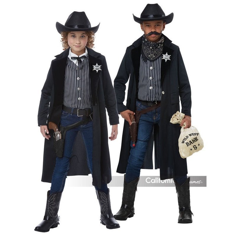 Wild West Sheriff/ Outlaw Costume - Jokers Costume Mega Store