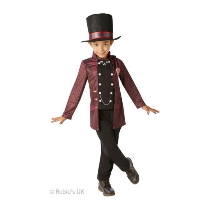 Willy Wonka Child Costume Age 7 8 - Jokers Costume Mega Store