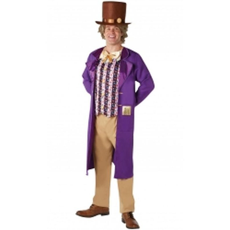Willy Wonka Deluxe Costume Size Std - Jokers Costume Mega Store