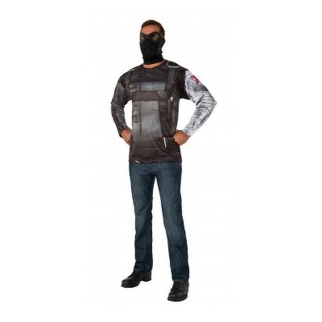 Winter Soldier Adult Costume Top Size Std - Jokers Costume Mega Store