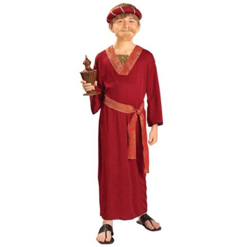 Wiseman Burgundy Costume Size M - Jokers Costume Mega Store