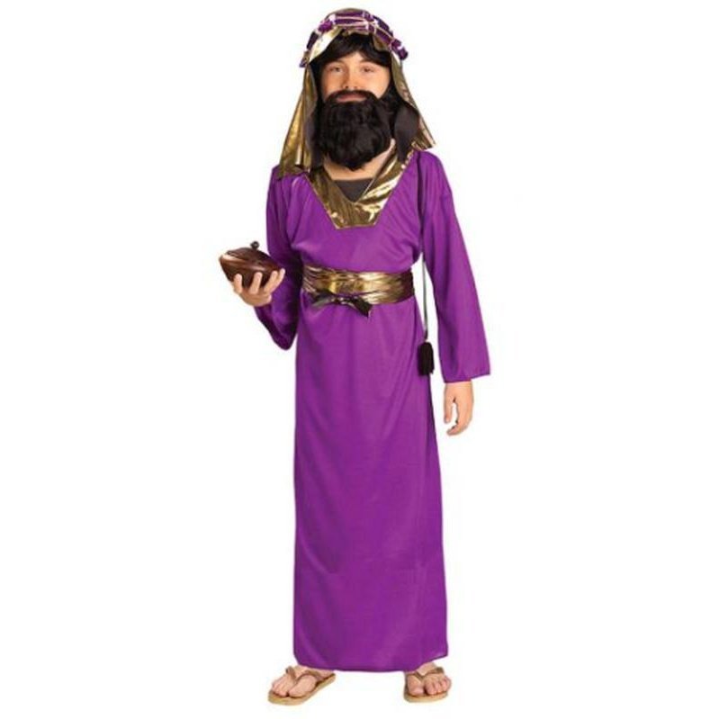 Wiseman Purple Costume Size L - Jokers Costume Mega Store