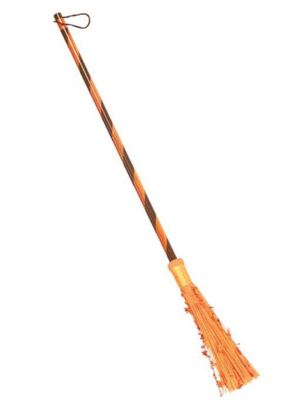 Witch Broom Orange Metallic - Jokers Costume Mega Store