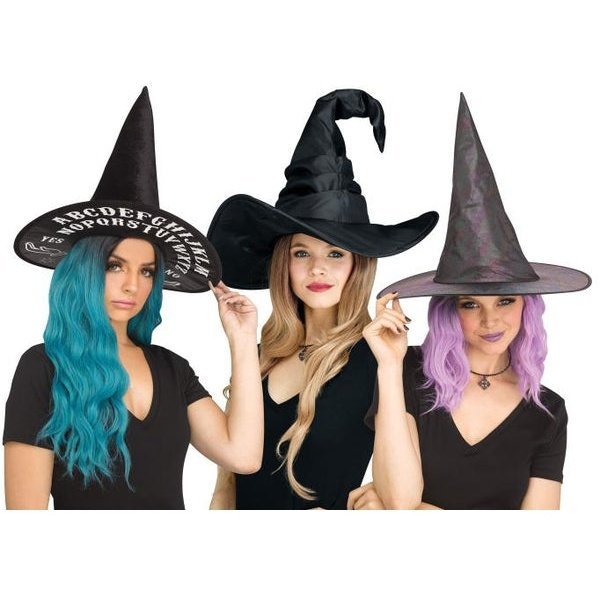 Witch Hat 3 Styles - Jokers Costume Mega Store