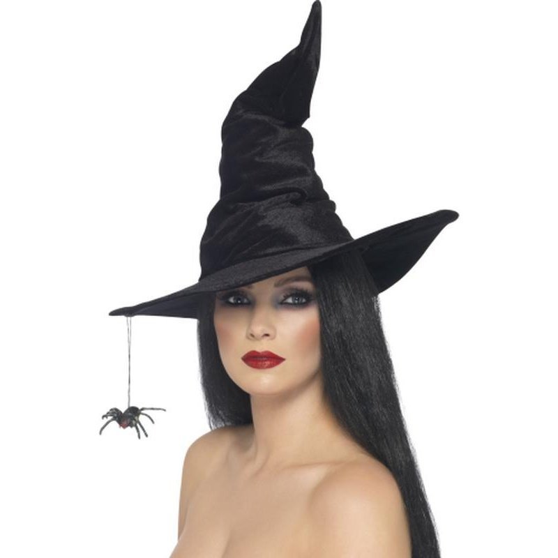 Witch Hat with Spider - Jokers Costume Mega Store
