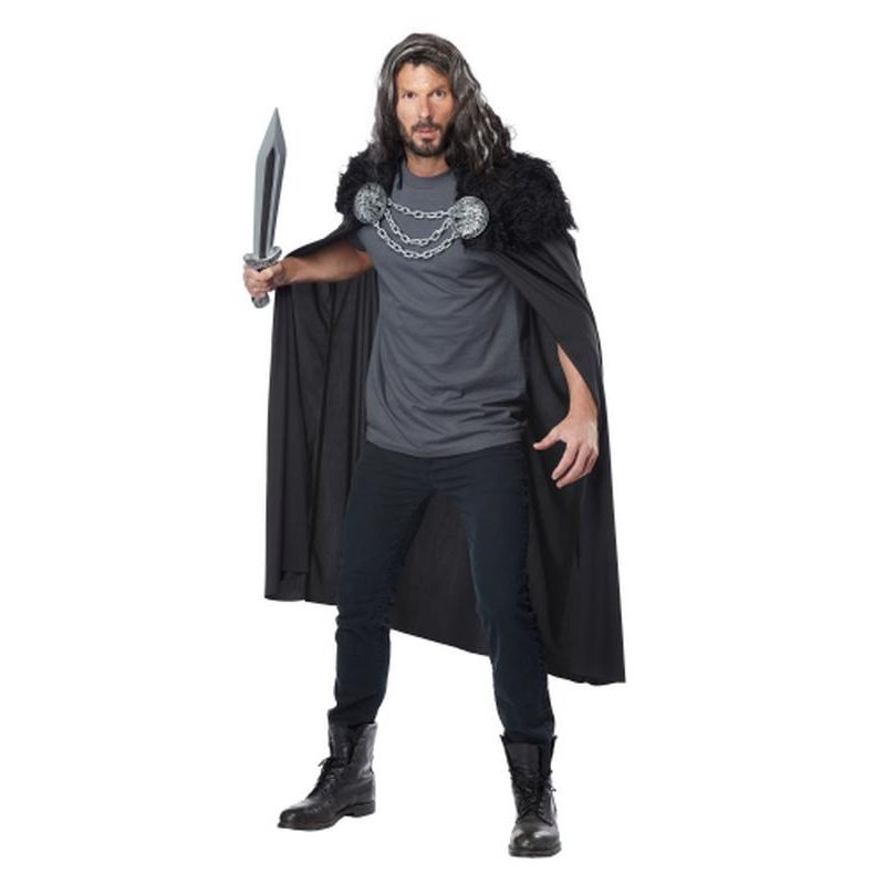 Wolf Clan Warrior Cape/Adult - Jokers Costume Mega Store