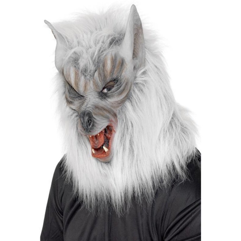 Wolf Mask White - Jokers Costume Mega Store