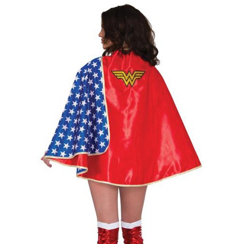 Wonder Woman Adult Cape Dlx - Jokers Costume Mega Store