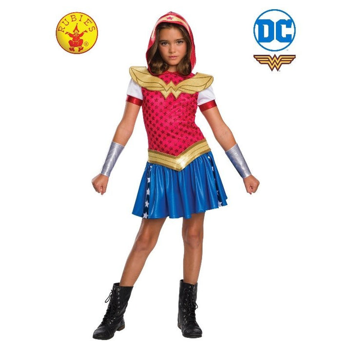 Wonder Woman Dcshg Hoodie Costume, Child - Jokers Costume Mega Store