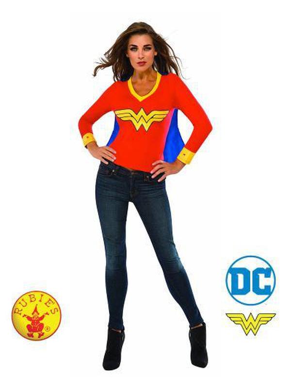 Wonder Woman Sporty Tshirt Size S - Jokers Costume Mega Store