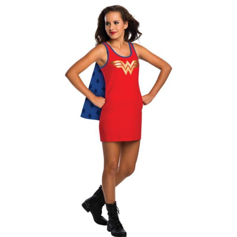 Wonder Woman Teen Tank Dress Size M - Jokers Costume Mega Store
