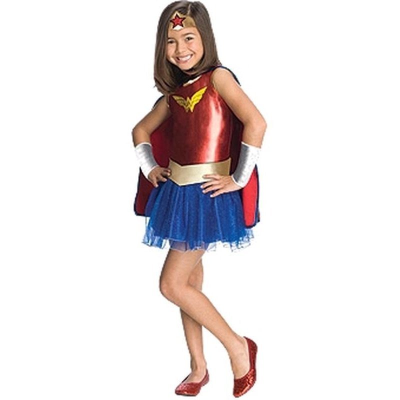 Wonder Woman Tutu Dress - Size 4-6 - Jokers Costume Mega Store