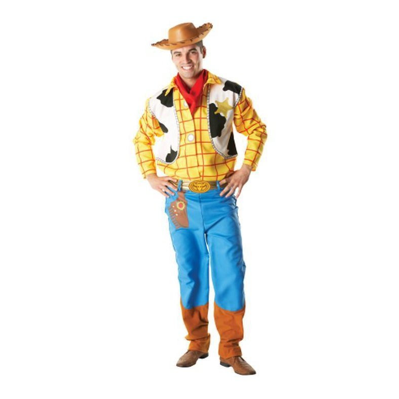 Woody Deluxe Adult Costume Size Std - Jokers Costume Mega Store