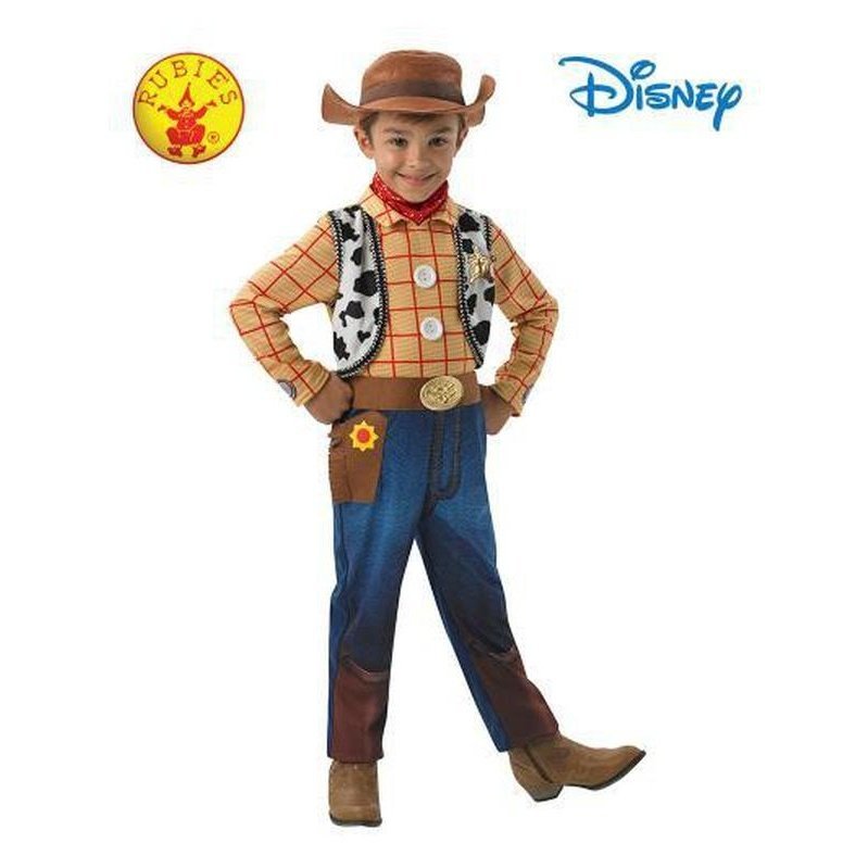 Woody Deluxe Costume Size 4 6 - Jokers Costume Mega Store