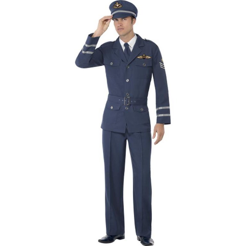 Ww2 Air Force Captain Costume - Jokers Costume Mega Store