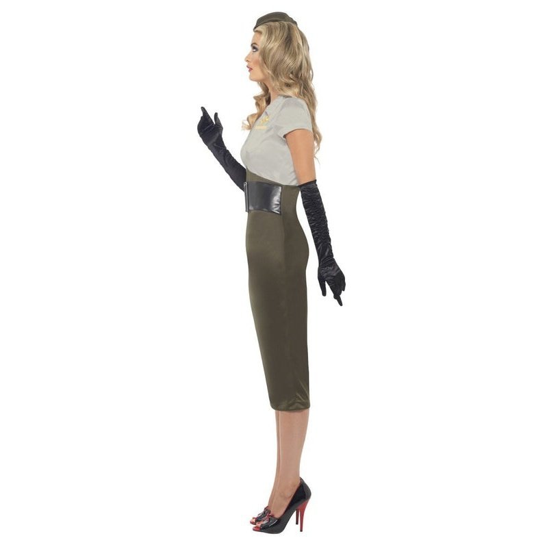 Ww2 Army Pin Up Spice Darling Costume - Jokers Costume Mega Store