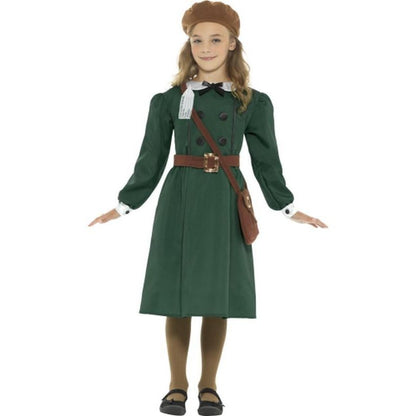 Ww2 Evacuee Girl Costume - Jokers Costume Mega Store