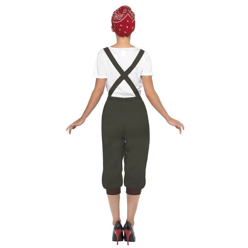 Ww2 Land Girl Costume - Jokers Costume Mega Store