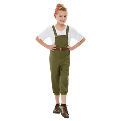 Ww2 Little Land Girl Costume - Jokers Costume Mega Store