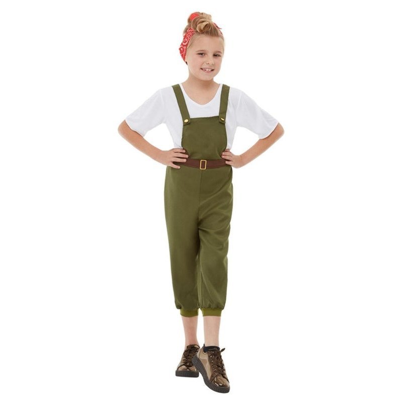 Ww2 Little Land Girl Costume - Jokers Costume Mega Store