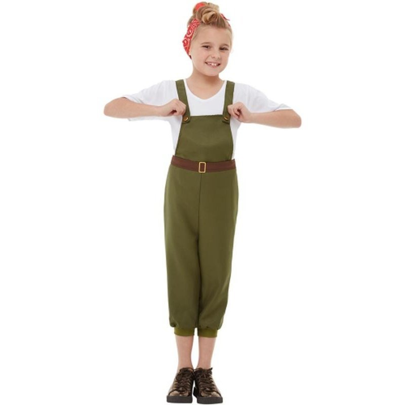 Ww2 Little Land Girl Costume - Jokers Costume Mega Store