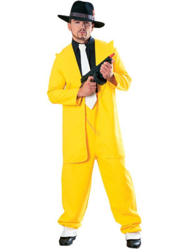 Yellow Zoot Suit Size Std - Jokers Costume Mega Store