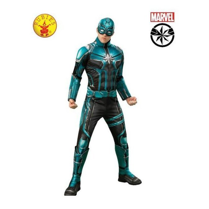 Yon Rogg Deluxe Captain Marvel Costume, Adult - Jokers Costume Mega Store
