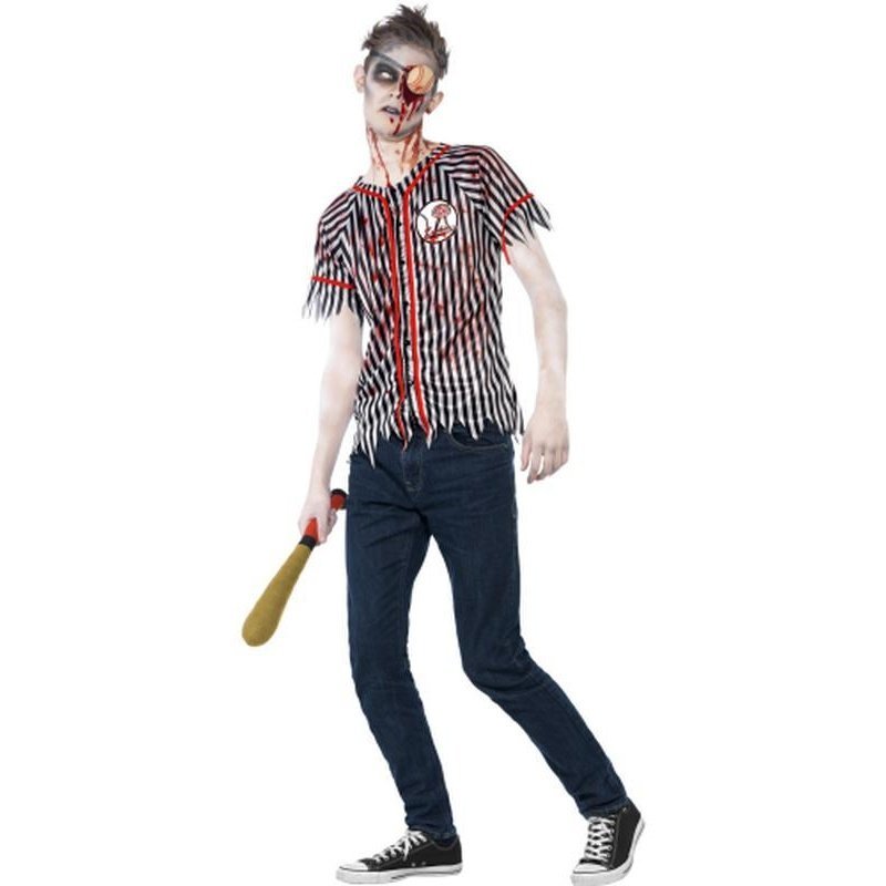 Zombie Baseball Player Costume - Jokers Costume Mega Store