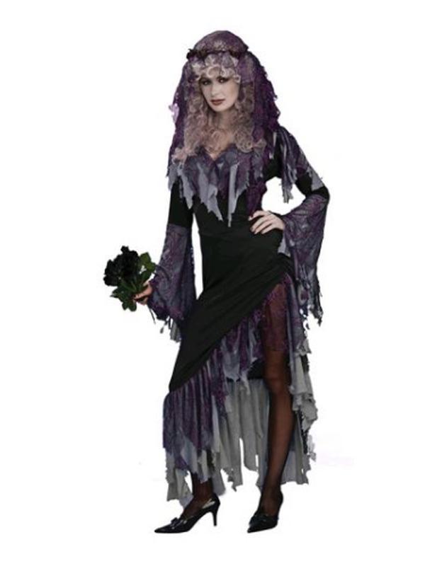 Zombie Bride Costume Size Std - Jokers Costume Mega Store