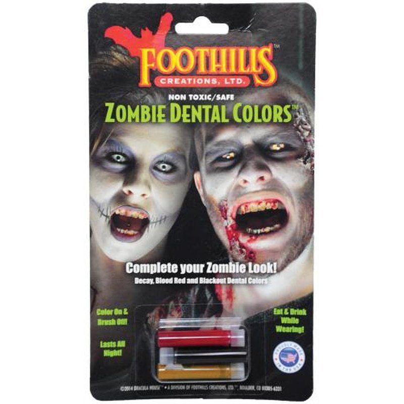 Zombie Dental Color - Jokers Costume Mega Store