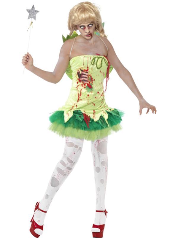 Zombie Fairy Costume, Latex Chest - Jokers Costume Mega Store