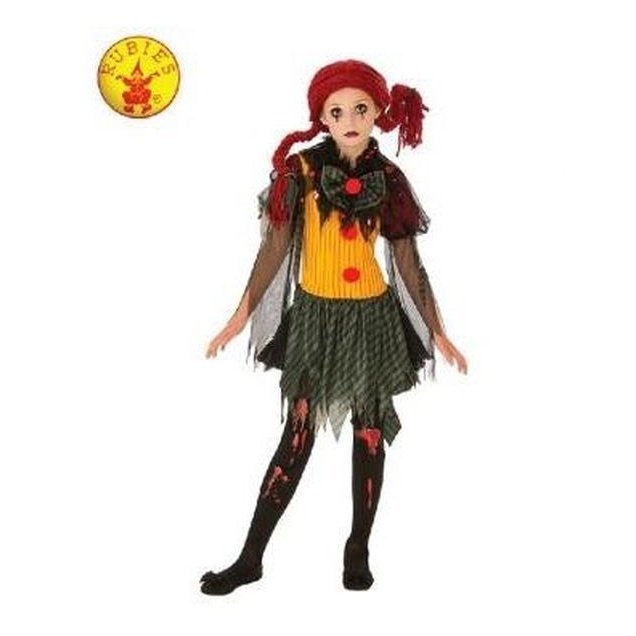 Zombie Girl Clown Costume Size L - Jokers Costume Mega Store