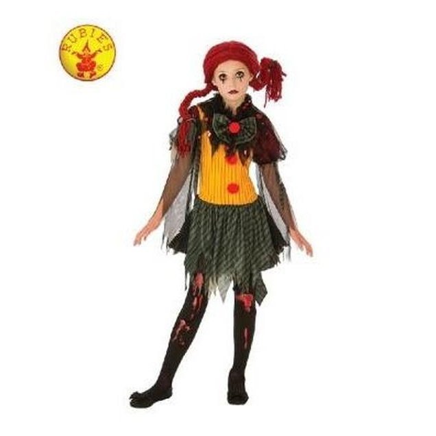 Zombie Girl Clown Costume Size M - Jokers Costume Mega Store
