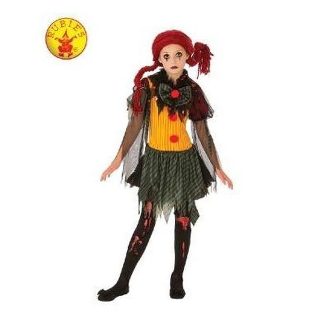 Zombie Girl Clown Costume Size S - Jokers Costume Mega Store