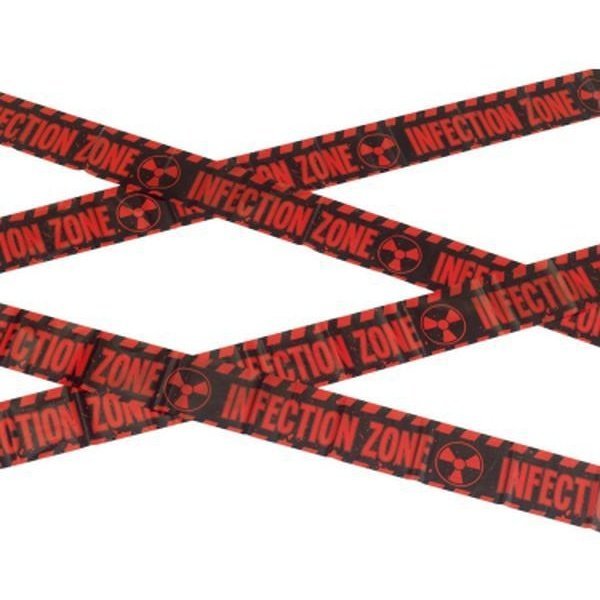 Zombie Infection Zone Caution Tape - Jokers Costume Mega Store