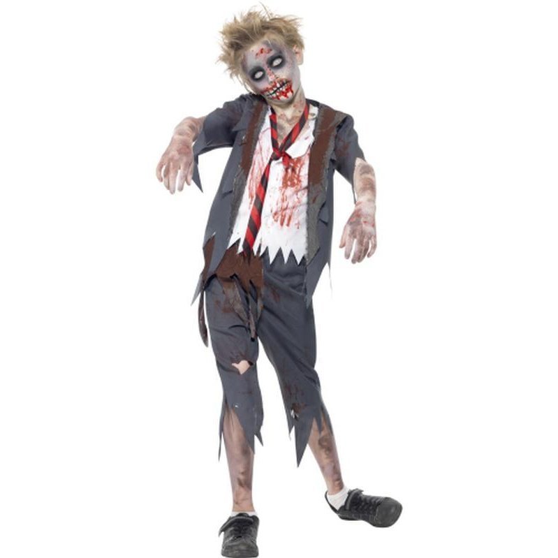 Zombie School Boy Costume - Jokers Costume Mega Store