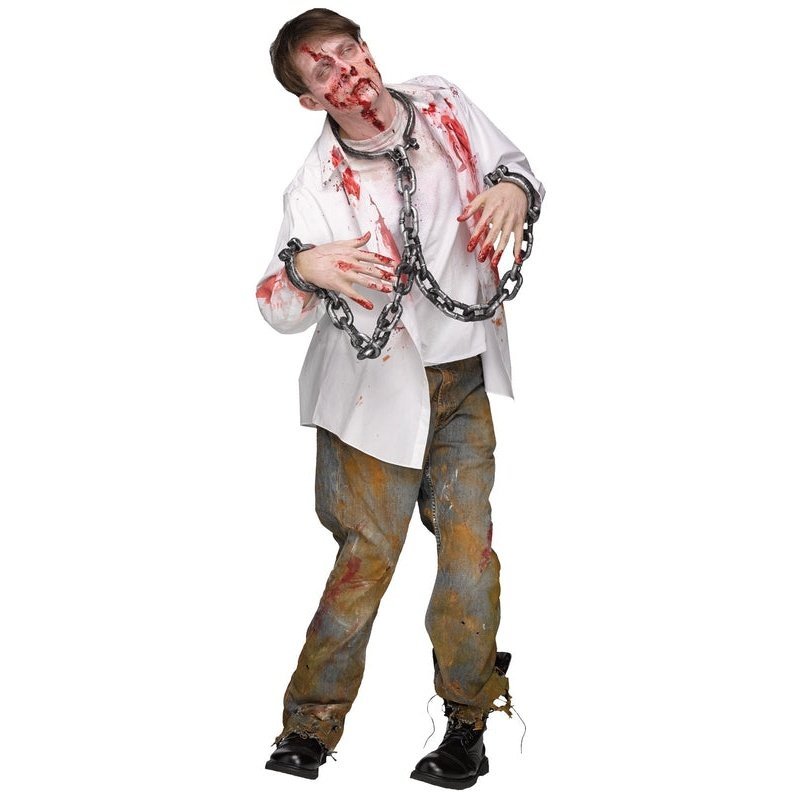 Zombie Shackles And Collar (Fw) - Jokers Costume Mega Store
